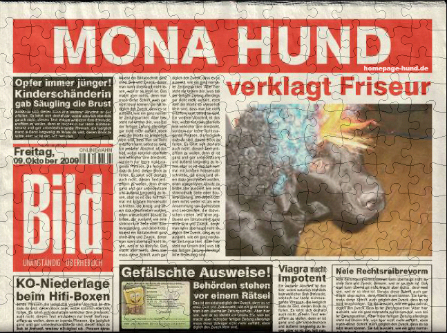 150 Teile Online Puzzle Hunde